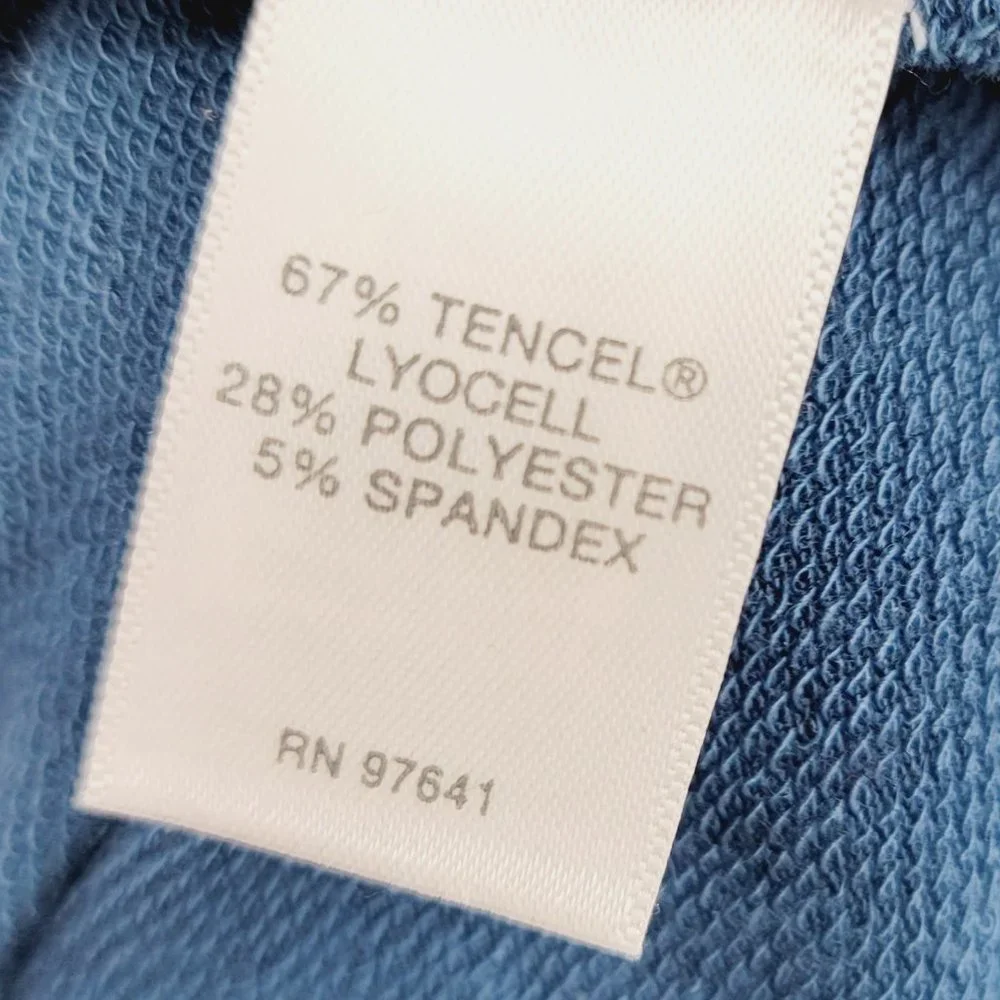 J JILL Dress M Blue Opal Luxe TENCELL Pure Jill Knit Stretch Tiered - Picture 5 of 8